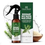 Botanic Hearth Rosemary Rice Water Spray for Hair Growth 200ml | Strengthen & Moisturize | Natural Scalp Care for Thicker, Healthier Hair | Ideal Leave-In Conditioner Alternative for All Hair Types