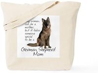 CafePress Shepherd Mom Tote Bag Natural Canvas Tote Bag, Reusable Shopping Bag