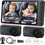 WEMOH Magnetic Dual Baby Car Camera