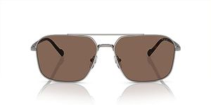 Vogue Men's Vo4289s Aviator Eyewear Sunglasses, Gun/Dark Brown, 59mm, Gun/Dark Brown, 59 mm