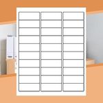 1" x 2-5/8" Address Labels for Lase