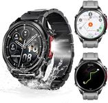 DOOGEEEco Anywise W1Pro Smart Watch for Men, 5ATM Dual-Band GPS Offline Map