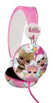 LOL Surprise OTL Technlogies Glitter Glam Tween Dome Wired Headphones for Children (Official Licensed Product)