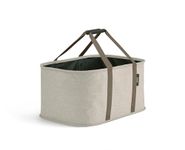 Joseph Joseph Hold-All, Collapsible 35L Washing laundry basket bag, durable fabric, moisture resistant - Ecru