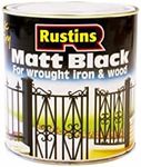 RUSTINS Quick Drying Matt Black Pai