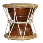 DronaIndia Deru Hand Percussion Drum South Style Handmade Indian Musical Instrument