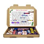 Personalised Daughter in Law Christmas Poem Chocolate Box - Christmas Hug in a Box, Hamper Gift, Thank You Gift, Unique, Thoughtful Gift