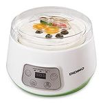 Yogurt Maker, Greek Yogurt Maker with Adjustable Time & Temperature, Yogurt Maker Machine with 1 Quart Glass Jars and Strainer for Yogurt, Greek Yogurt, Natto, Rice Wine (Green)