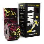 3 Rolls SPORTTAPE Kinesiology Tape - 5m Roll - Wild | Physio & Sports Injury Muscle Tape for Shoulder, Knee, Ankle Shin Splints Support | Waterproof & Hyopallergenic Kinetic Sports Tape