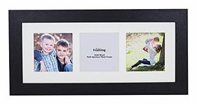 Boldon Framing REAL WOOD Square Multi Aperture Photo Picture Frame Instagram Wide Collage