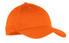 Port & Company Boys SiX-Panel Twill Cap (YCP80) -Orange -OSFA