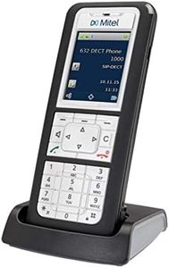 MITEL 632D V2 TELÃ‰FONO DECT Negro, Plata