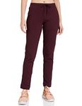 Jockey Women's Relaxed Pants (1301_Wine Tasting_X-Large)