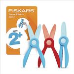 Fiskars Starter Kids Scissors for Kids 2+ (3-Pack) - Small Scissors for Preschoolers - Back to School Supplies