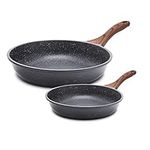 nonstick Frying pan nonstick Skillet Egg pan Omelet pan Chef's pan Set Induction Skillet Stone cookware Granite Frying Pans pfoa Free Large Small 8" Cooking pan 12“ pan