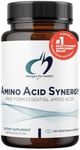 Designs for Health Amino Acid Synergy - Vegetarian Essential Amino Acids Supplement with BCAAs, Alpha-Ketoglutarate, Methionine + B6 (P-5-P) - Support for Athletes + Muscles (120 Capsules)