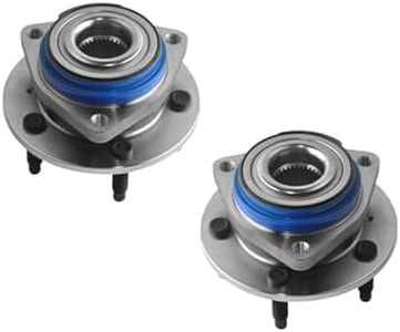 PM Auto Pair of 2 Front Wheel Hub Bearing Assembly Compatible with 2000-2008 Chevrolet Impala