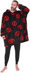 Marvel Deadpool Mens Hoodie, Oversi