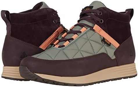 TEVA Zapatilla W Ember Commute WP, Botas de Senderismo Mujer, Fudge/Shadow OR, 39.5 EU