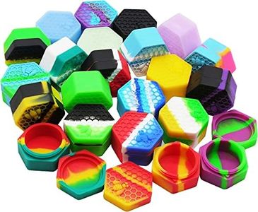 KUVIS 26ml Hexagon Silicone Containers Concentrate Non-stick Jars (15)