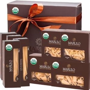 MARULO Pack of 8, Artisan Italian Homemade Pasta Gift Basket Box Set