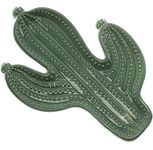 Home Essentials Green Cactus Shape Spoon Rest Kitchen Accessories