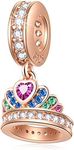 Rose Gold Princess Royal Crown Pend