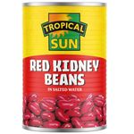 Tropical Sun Red Kidney Bean Tins 400 g (Pack of 12)