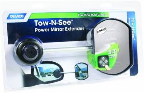 Camco 25668 Convex Tow-N-See Mirror - Passenger Side