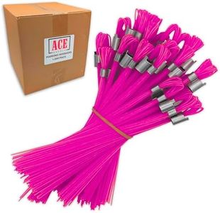 ACE Supply Pink Marking Whiskers - 1000 Pack - Durable Marking Whisker Set - Use Survey Whiskers As Survey Stakes, Construction Markers, Or Trail Markers