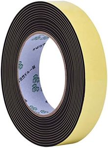 High Density Foam Insulation Tape Adhesive, Seal, Waterproof, Plumbing, HVAC, Weather Tape for Windows, Pipes, Cooling, Air Conditioning, Weather Stripping for Doors, Craft Tape (33Ft x 1/8'' x 1'')