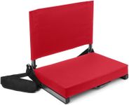 Cascade Mountain Tech Deluxe Stadium Seat, One Size, Black Ultra Padded