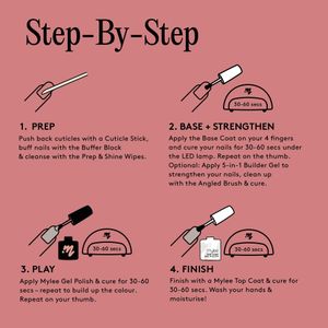 Mylee Mini Gel Nail Kit – Compact LED Lamp & Essentials