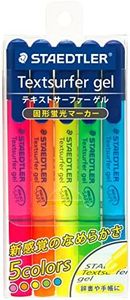 Staedtler Gel Highlighter Textsurfer Gel, 5 Color Set (264 PB5)