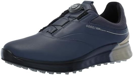 ECCO Men's S-Three BOA Gore-TEX Waterproof Hybrid Golf Shoe, Ombre/Sand, 9-9.5