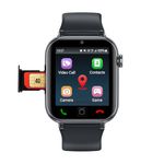 sekyo Magic Pro Calling Smartwatch for Kids | Accurate & Live GPS Location, 4G/5G Sim, Video Call, Pedometer, History Route, Games, SOS, Habit Coach, Parent App | Kids Smart Watch for Boys/Girls-Black