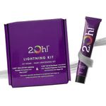 2.Oh! Italian- Steel Grey Hair Color DIY Kit | Semi Permanent Hair Color + Hair Bleach for Hair Color | Hair Highlights for Women & Men | Hair Bleach with Plex & Argan oil| Lightening Kit