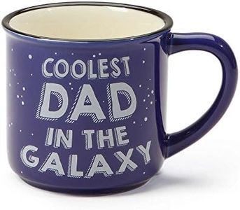 Our Name is Mud “Coolest Dad” Space Stoneware Camping Coffee Mug, 16 oz.