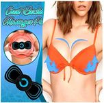 Electric Breast Massage Pad Electric Breast Enhancer Massager Chest Frequency Vibration Massager