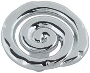 Atlas Homewares 140-CH 1-1/2-Inch Signature Single Scroll Knob, Polished Chrome