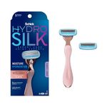 HYDRO SILK Schick Hydro Silk Moisturizing Razor for Women with Premium Rose Gold Metal Handle and 2 Refills