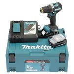 Makita DDF487RAJ Cordless Drill 18 V / 2.0 Ah 2 Batteries + Charger in Makpac Petrol