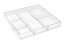 Whitmor 6-Section Clear Drawer Orga