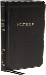 KJV, Thinline Bible, Compact, Leathersoft, Black, Red Letter Edition, Comfort Print: Holy Bible, King James Version [Idioma Inglés]