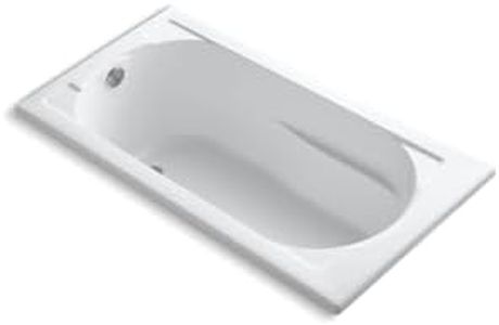Kohler K-1184-0 5 ft. Drop-In Acrylic Soaking Bath Tub w/Reversible Drain White