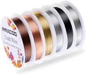 Paxcoo 6 Pack Jewelry Beading Wire 