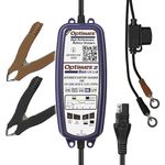 OptiMate 2 Duo 12v Car Battery Charger - 2A Lithium and Lead Acid Automatic Battery Charger Maintainer for car, van, boat, camper