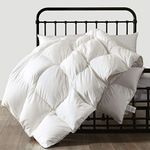 APSMILE Twin All Season Goose Feather Down Comforter, Ultra-Soft Hotel Collection, 25oz Feather Down Medium Warmth Year-Round Duvet Insert (68x90, White)