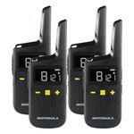 Motorola XT185 PMR446 Licence Free Waterproof and Dust-tight Two Way Walkie Talkie Business Radio (Quad pack)