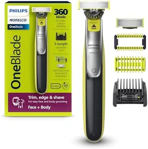 Philips Norelco OneBlade 360 Face + Body Hybrid Electric shaver QP2834/70